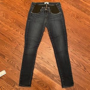 PAIGE SIDE PANEL VERDUGO ULTRA SKINNY MATERNITY JEANS size 27